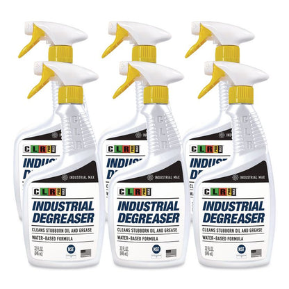 MAX Industrial Degreaser, 32 oz Spray Bottle, 6/Carton