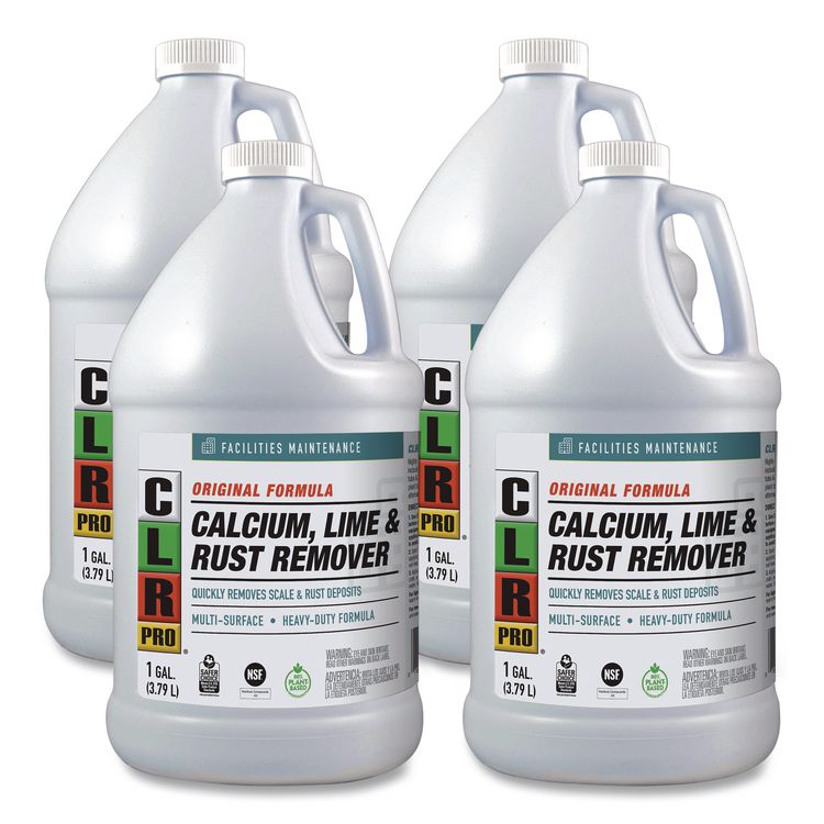 Calcium, Lime and Rust Remover, 1 gal Bottle, 4/Carton