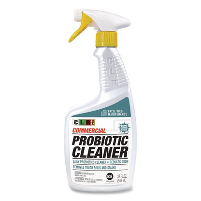 Commercial Probiotic Cleaner, Lemon Scent, 32 oz Spray Bottle, 6/Carton