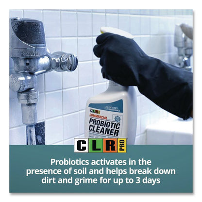 Commercial Probiotic Cleaner, Lemon Scent, 32 oz Spray Bottle, 6/Carton