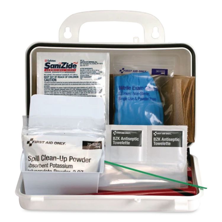 BBP Spill Cleanup Kit, 7.5 x 4.5 x 2.75, White