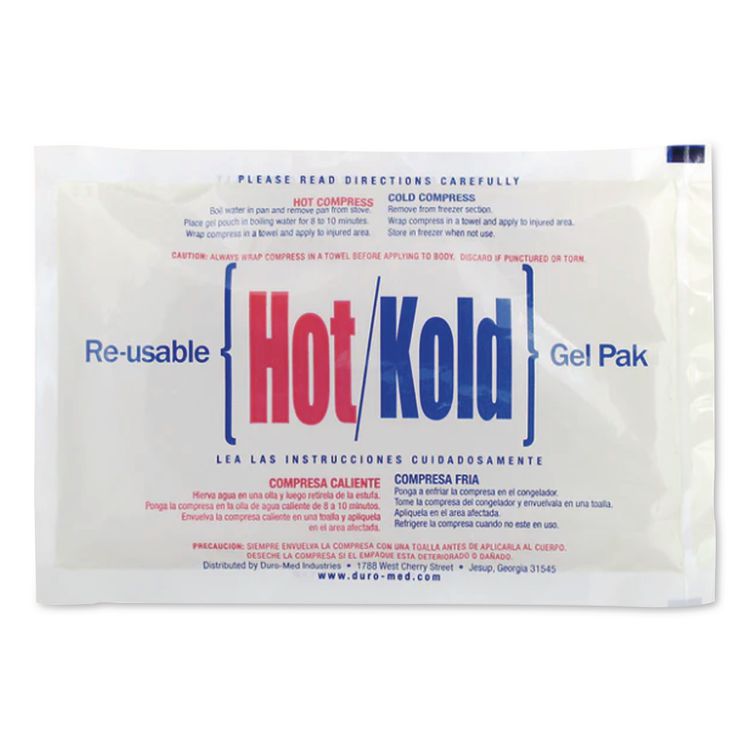 Reusable Hot/Cold Pack, 8.63 x 8.63, White