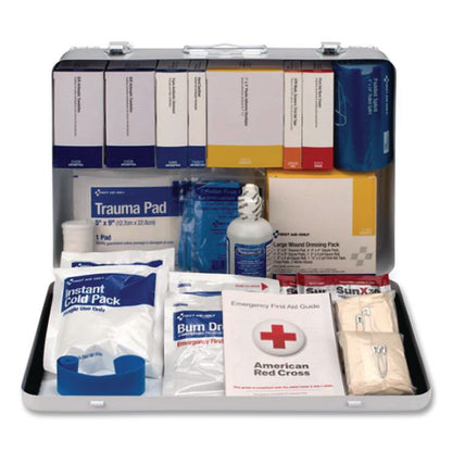 Contractor ANSI Class B First Aid Kit for 50 People, 254 Pieces, Metal Case