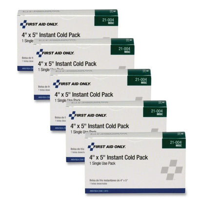 Instant Cold Compress, 5 x 4, 1/Box, 5 Boxes/Pack