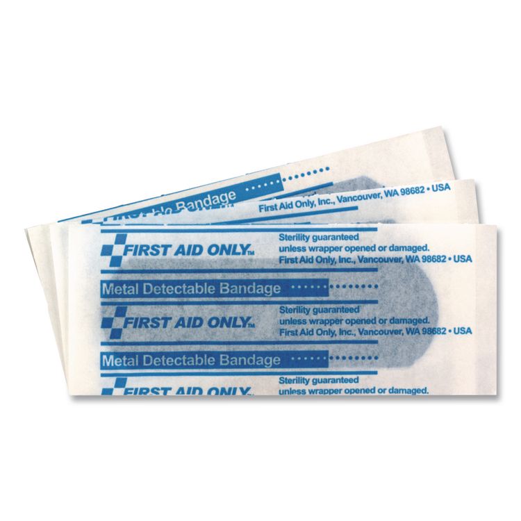 Refill for SmartCompliance General Cabinet, Blue Metal Detectable Bandages, 1 x 3, 40/Box