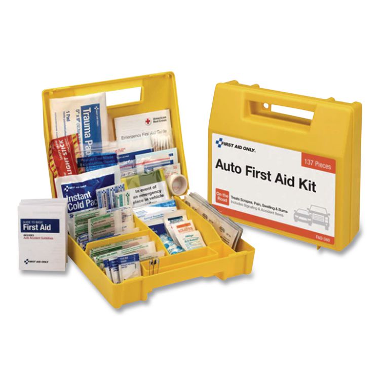 Essentials First Aid Kit, 138 Pieces, Plastic Case