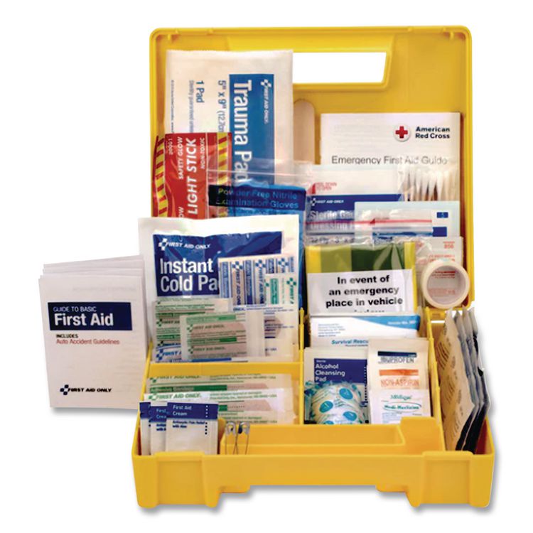 Essentials First Aid Kit, 138 Pieces, Plastic Case