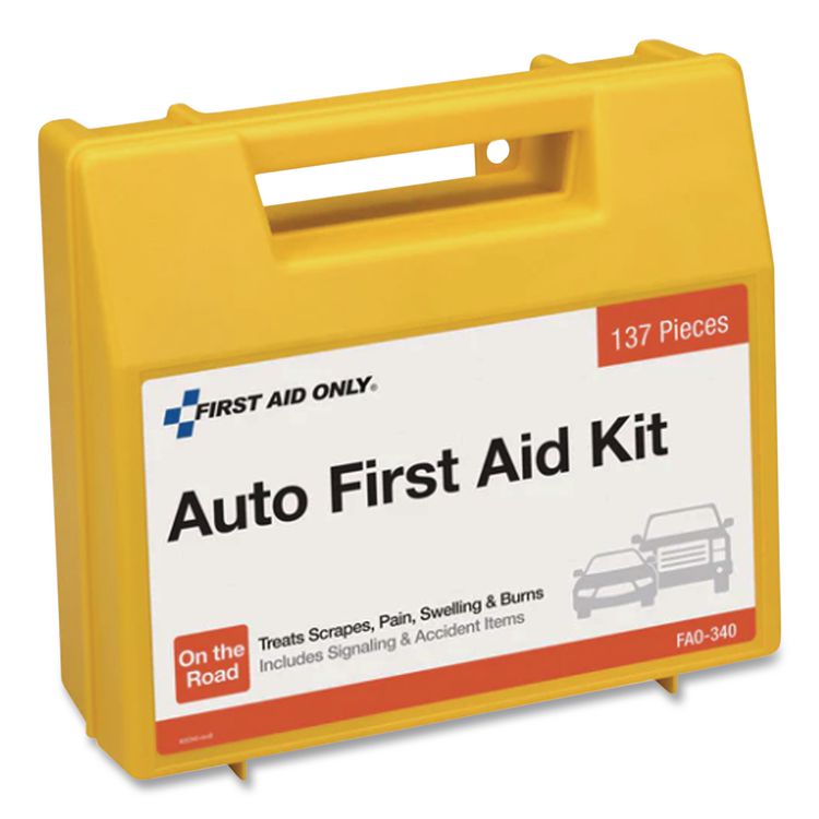 Essentials First Aid Kit, 138 Pieces, Plastic Case