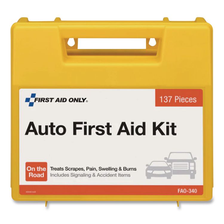 Essentials First Aid Kit, 138 Pieces, Plastic Case