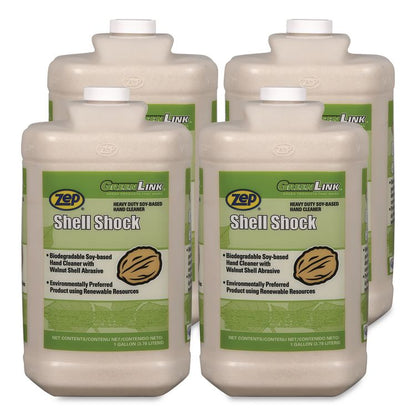 Shell Shock Heavy Duty Soy-Based Hand Cleaner, Cinnamon Scent, 1 gal, 4/Carton