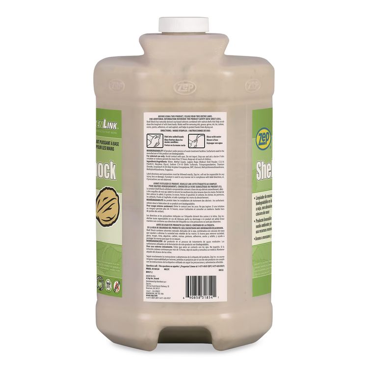 Shell Shock Heavy Duty Soy-Based Hand Cleaner, Cinnamon Scent, 1 gal, 4/Carton