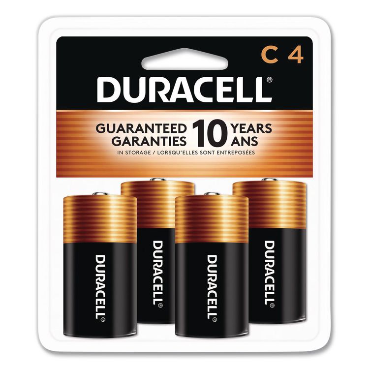 CopperTop Alkaline C Batteries, 4/Pack