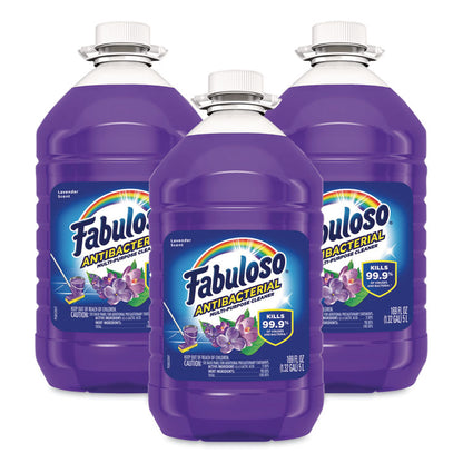 Antibacterial Multi-Purpose Cleaner, Lavender Scent, 169 oz Bottle, 3/Carton