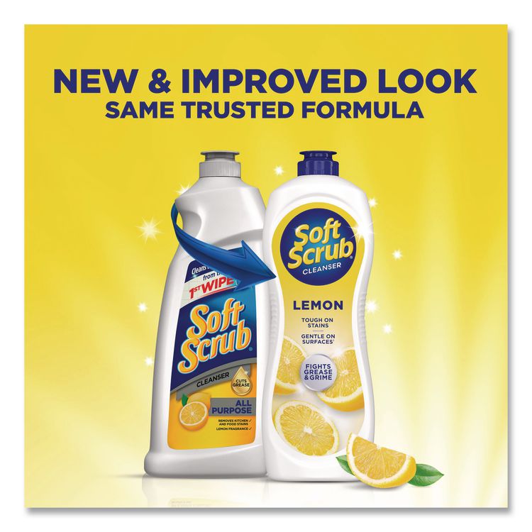 All Purpose Surface Cleanser, Lemon Scent, 24 oz Bottle, 8/Carton