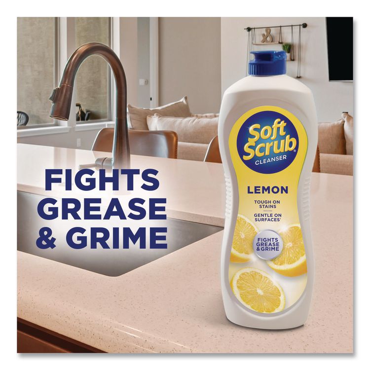 All Purpose Surface Cleanser, Lemon Scent, 24 oz Bottle, 8/Carton