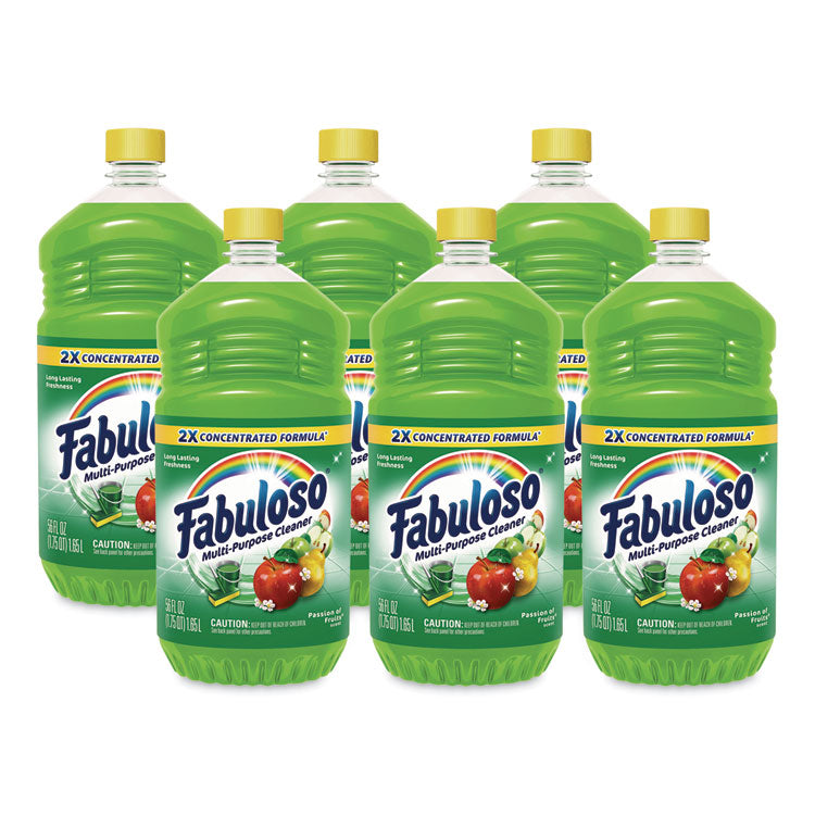 Multi-use Cleaner, Passion Fruit Scent, 56 oz, Bottle, 6/Carton