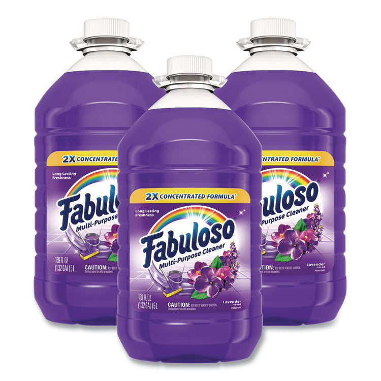 Multi-use Cleaner, Lavender Scent, 169 oz Bottle, 3/Carton