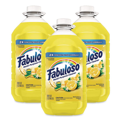 Multi-use Cleaner, Lemon Scent, 169 oz Bottle, 3/Carton