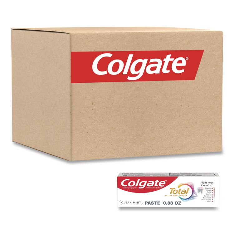 Total Toothpaste, Coolmint, 0.88 oz, 24/Carton