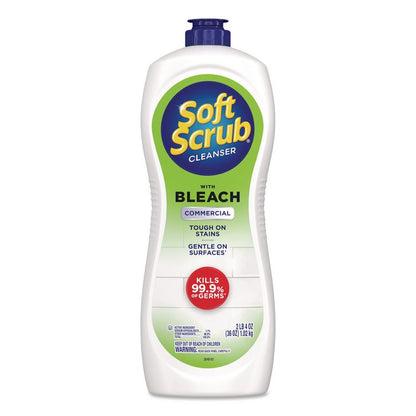 Antibacterial Surface Cleanser with Bleach, Commercial, 36 oz Bottle, 6/Carton