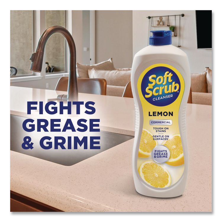 All Purpose Surface Cleanser, Commercial, Lemon Scent, 36 oz Bottle, 6/Carton