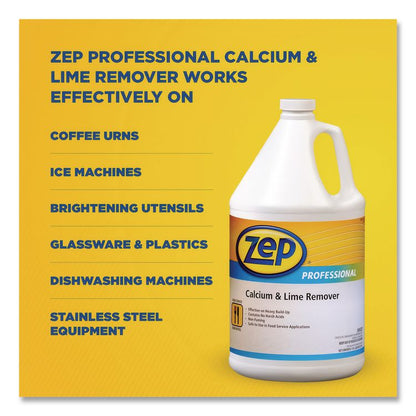 Calcium and Lime Remover, Neutral, 1 gal Bottle, 4/Carton