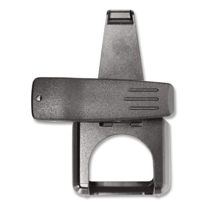 Belt Clip Holster, 1.5 x 0.5 x 2, Plastic, Black