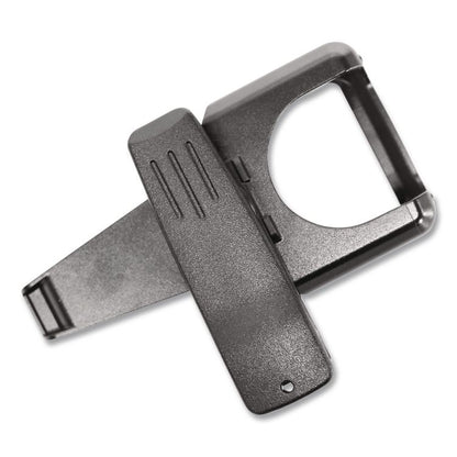 Belt Clip Holster, 1.5 x 0.5 x 2, Plastic, Black