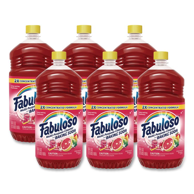 Multi-Use Cleaner, Citrus Scent, 56 oz Bottle, 6/Carton