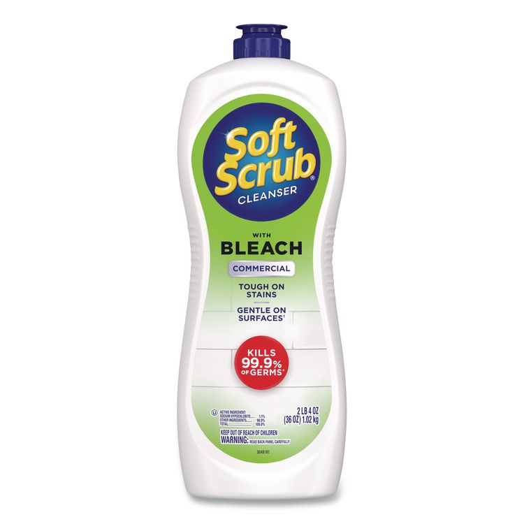 Antibacterial Surface Cleanser with Bleach, Commercial, 36 oz Bottle