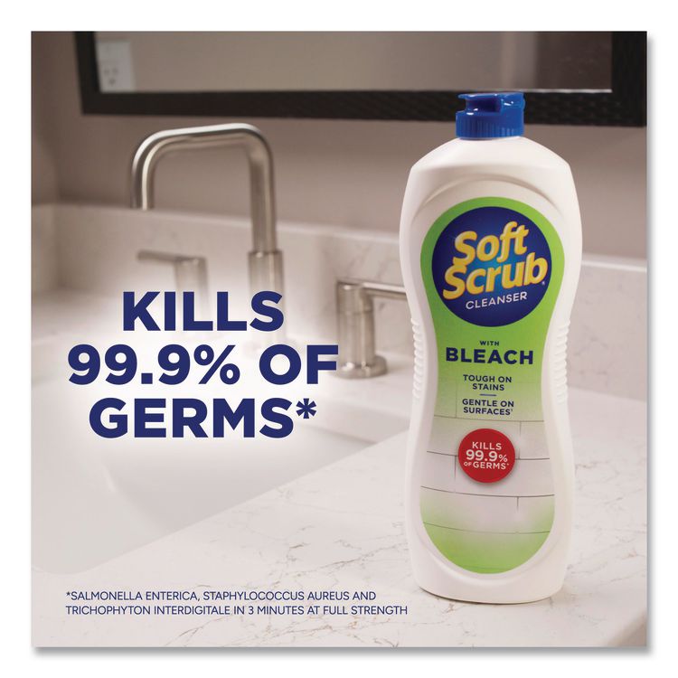Antibacterial Surface Cleanser with Bleach, Commercial, 36 oz Bottle