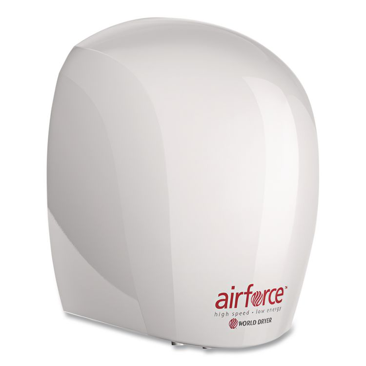 Airforce Hand Dryer, 110 V to 120 V, 10.75 x 9 x 6.5, White