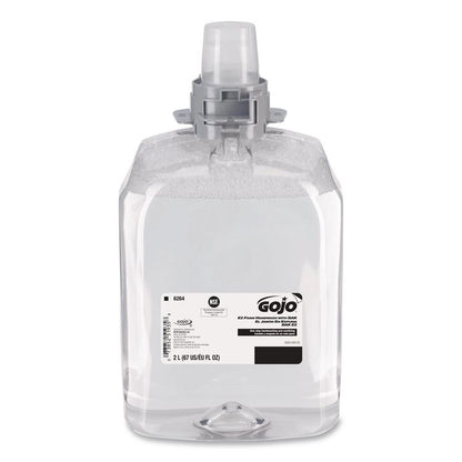 E2 Foam Handwash with BAK, Fragrance Free, 2,000 mL Refill Bottle, 2/Carton