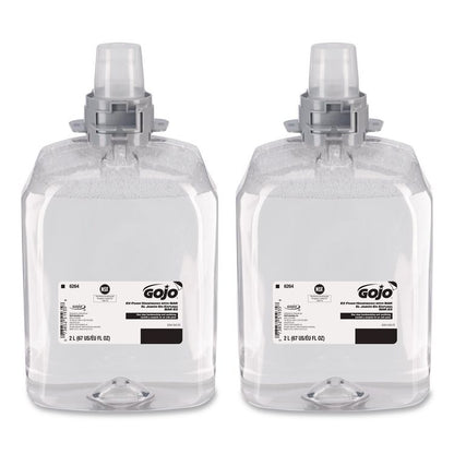 E2 Foam Handwash with BAK, Fragrance Free, 2,000 mL Refill Bottle, 2/Carton