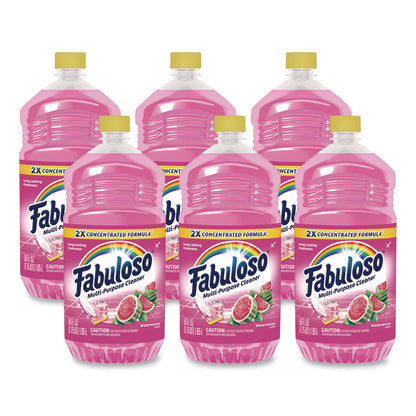 Multi-Use Cleaner, Watermelon Scent, 56 oz Bottle, 6/Carton