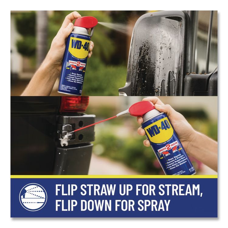 Smart Straw Spray Lubricant, 8 oz Aerosol Can, 12/Carton