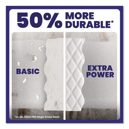 Magic Eraser Extra Durable, 4.6 x 2.4, 0.7" Thick, White, 30/Carton