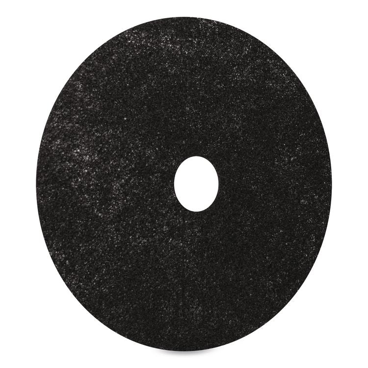 Stripping Pads, 13" Diameter, Black, 5/Carton
