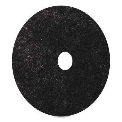 Stripping Pads, 13" Diameter, Black, 5/Carton