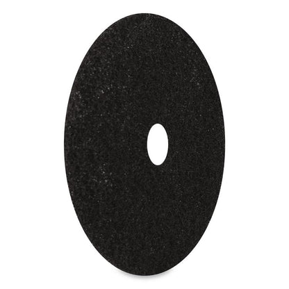 Stripping Pads, 13" Diameter, Black, 5/Carton