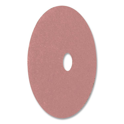 Remover Burnishing Pad, 27" Diameter, Pink, 2/Carton