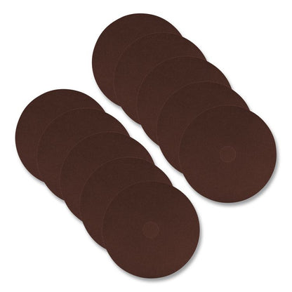 EcoPrep EPP Specialty Pad, 20" Diameter, Maroon, 10/Carton