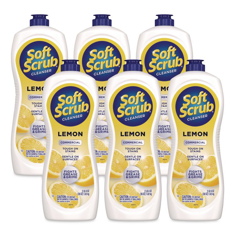 All Purpose Surface Cleanser, Commercial, Lemon Scent, 36 oz Bottle, 6/Carton