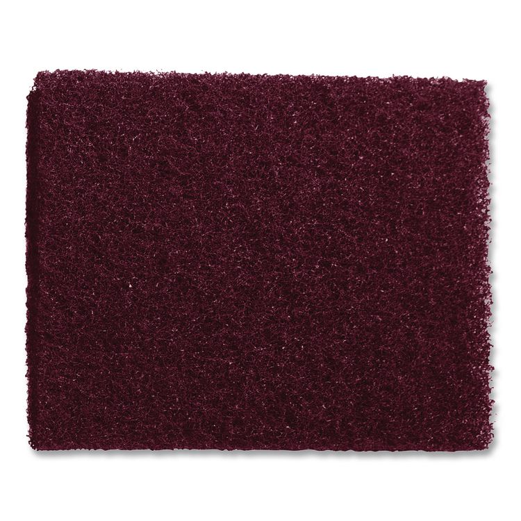 EcoPrep EPP Specialty Pads, 28 x 14, Maroon, 10/Carton