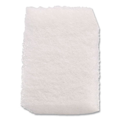 Octopus Light Duty Cleaning Pad, 5" x 9", White, 20/Carton