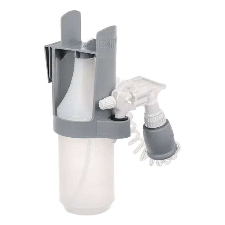 SpeedClean Window Cleaning Kit, Aluminum, 6 ft Extension Pole, 8" Pad Holder, Silver/Green