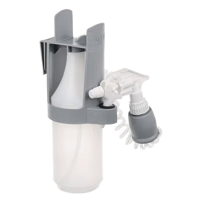 SpeedClean Window Cleaning Kit, Aluminum, 6 ft Extension Pole, 8" Pad Holder, Silver/Green