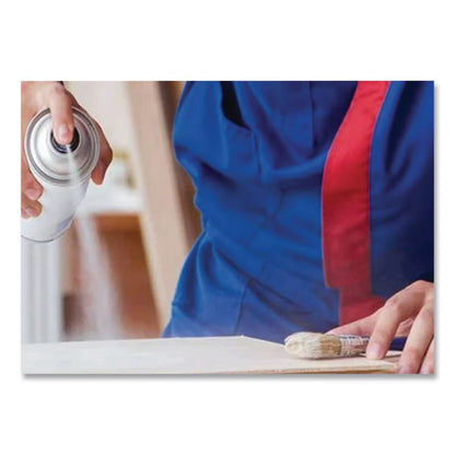 Heavy-Duty Adhesive Spray, 12 oz, Dries Clear, 12/Carton