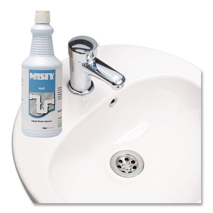 Halt Liquid Drain Opener, 32 oz Bottle, 12/Carton