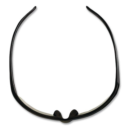 Equalizer Safety Glasses, Gunmetal Half Frame, Clear Dual Lens